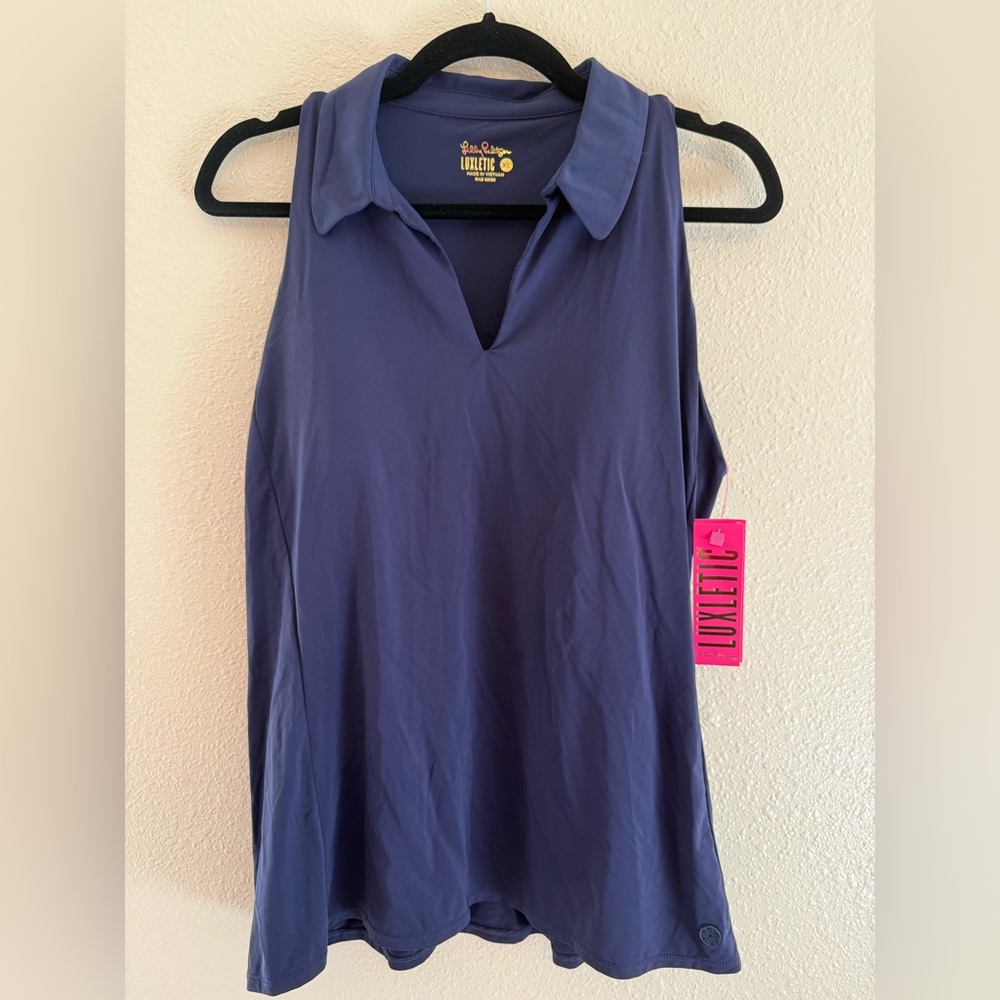 Lilly Pulitzer Deep Blue Tank Top